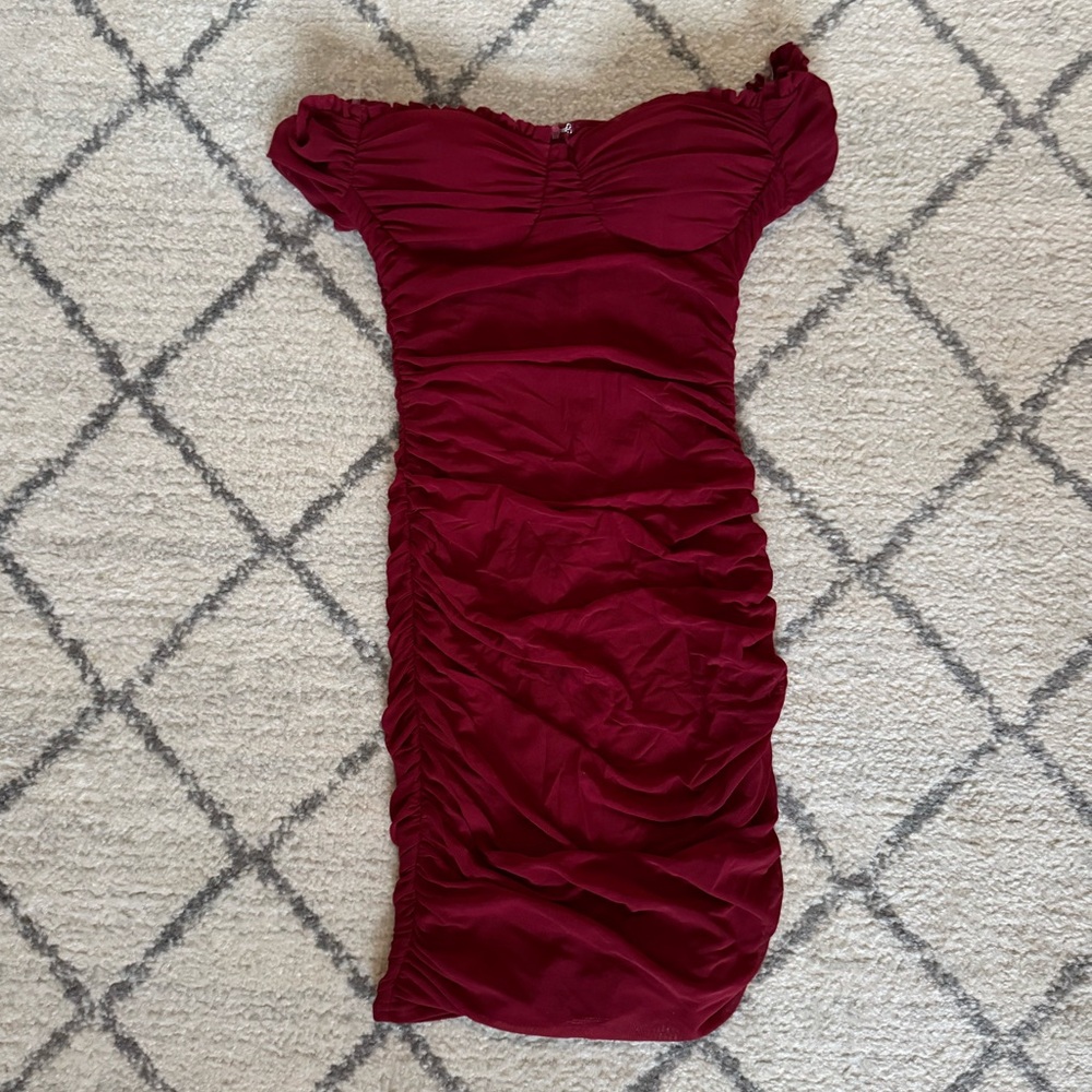 Red formal Windsor dress